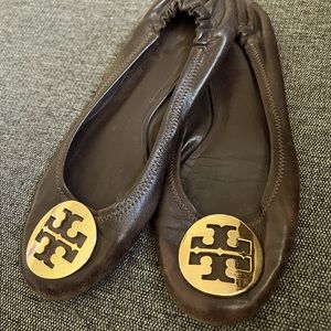 Tory Burch Brown Flats